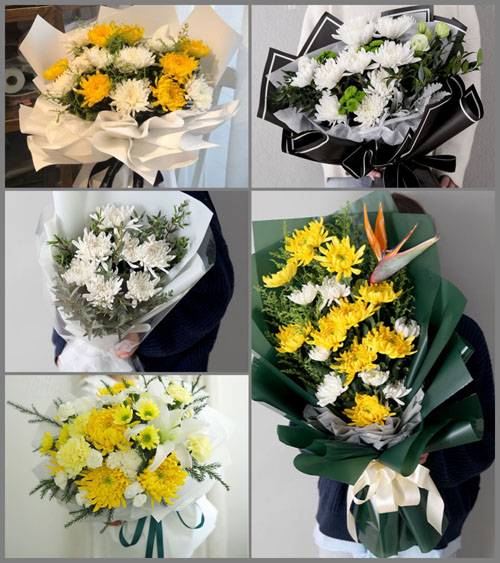 浙江省台州玉环县清港镇白事花束代送
